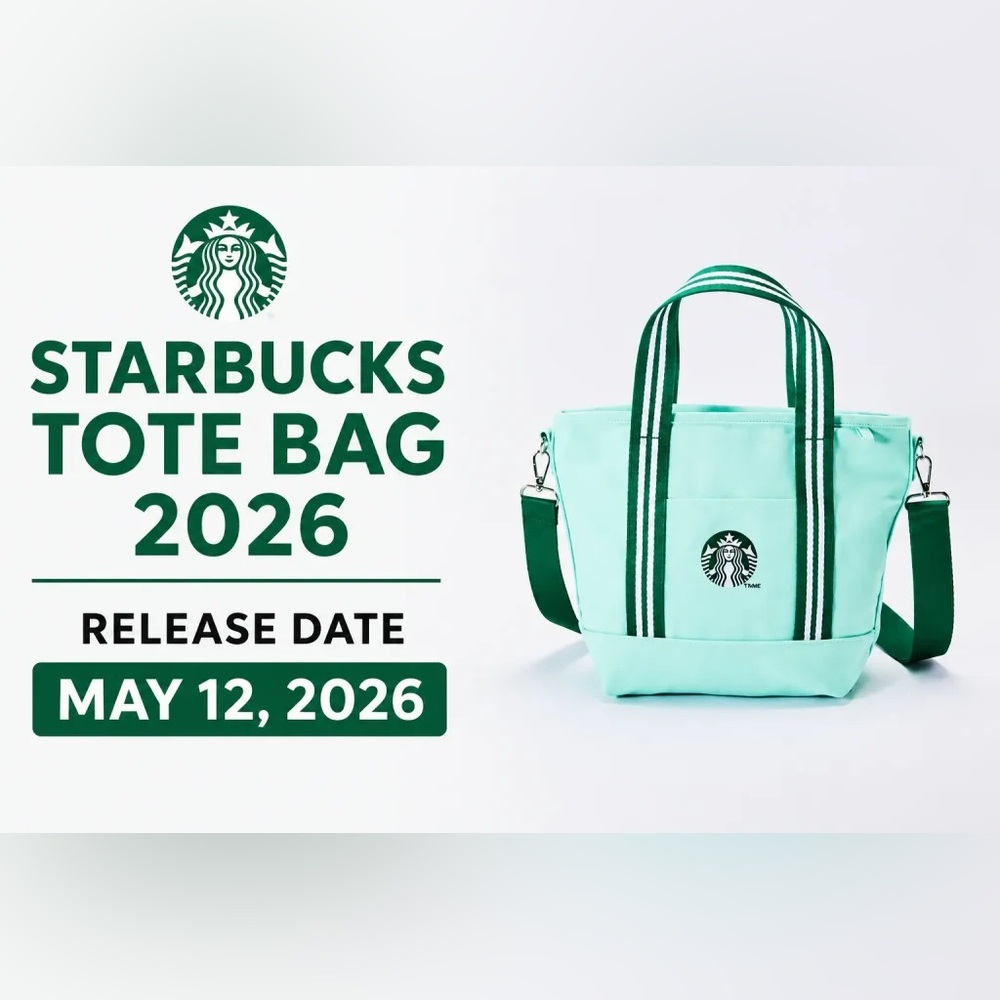 2026 Starbucks canvas tote Road Trip Collection